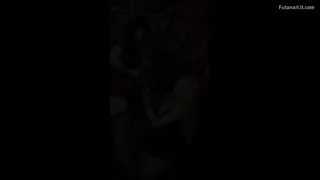 Goth Futa gets custom panties (Totally Not Noticeable)