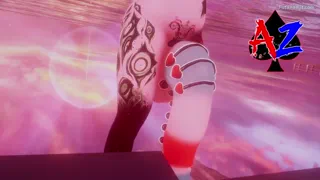 Animation Anime Big Dick Clown Girl Cock Cute Futanari Giantess NSFW VR Porn GIF by aztra