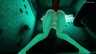 Anal in the motel bathroom