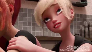 Big Dick Cumshot Futanari Hentai Porn GIF by herber