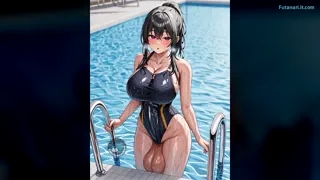 Mmh... the water feels so nice and refreshing today