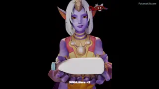 Soraka's tasty milk Futanari  (Artist By Racoonhex)