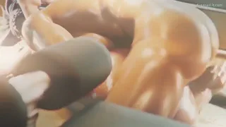 Junker Queen's horny fantasy (Radroachhd) [Overwatch]