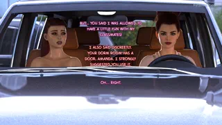 Futa Blowjob in the car Futanari
