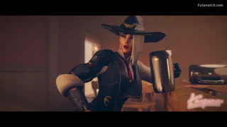 Juno got a lot to learn with Ashe. (Kaeporansfw) Futanari  [Overwatch]