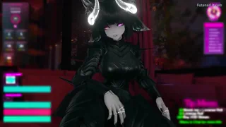 Catgirl in armor needs a way to release her stress Futanari