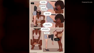 Tyler finds a new App Futanari  [Skemantis]