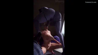 Widowmaker having fun with Mercy's throat Futanari  (Splucky)