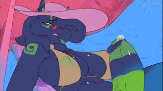 Can’t Hold it Back Anymore🤤💦 (Art: Tabuley)